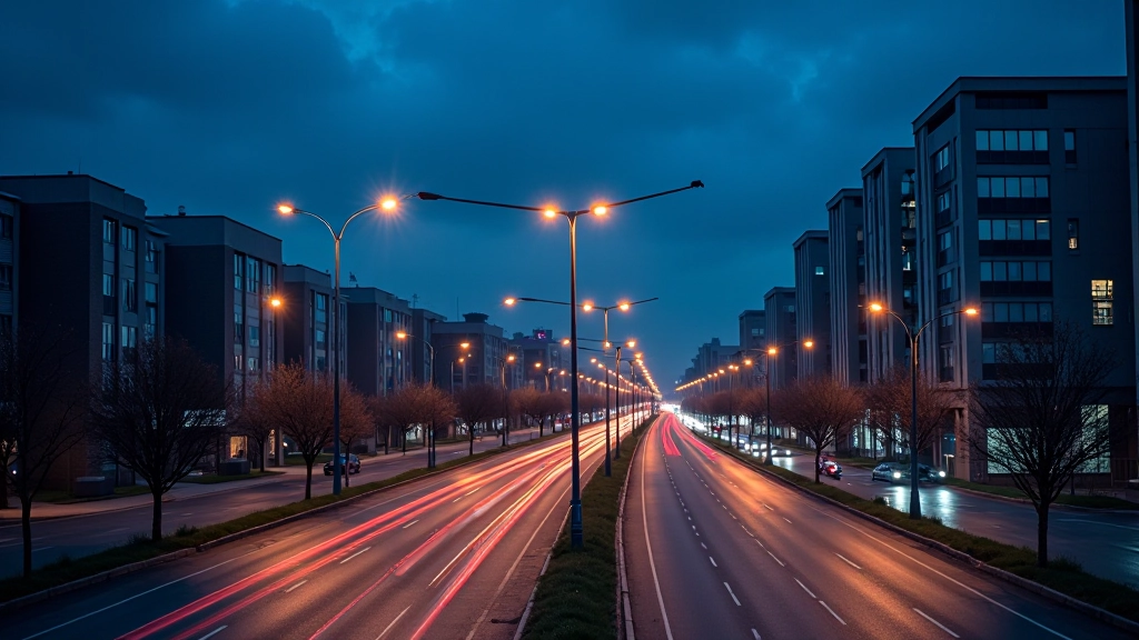 Viedā pilsētas infrastruktūra ar sensoru sistēmām, kas kontrolē trafiku un gaismu